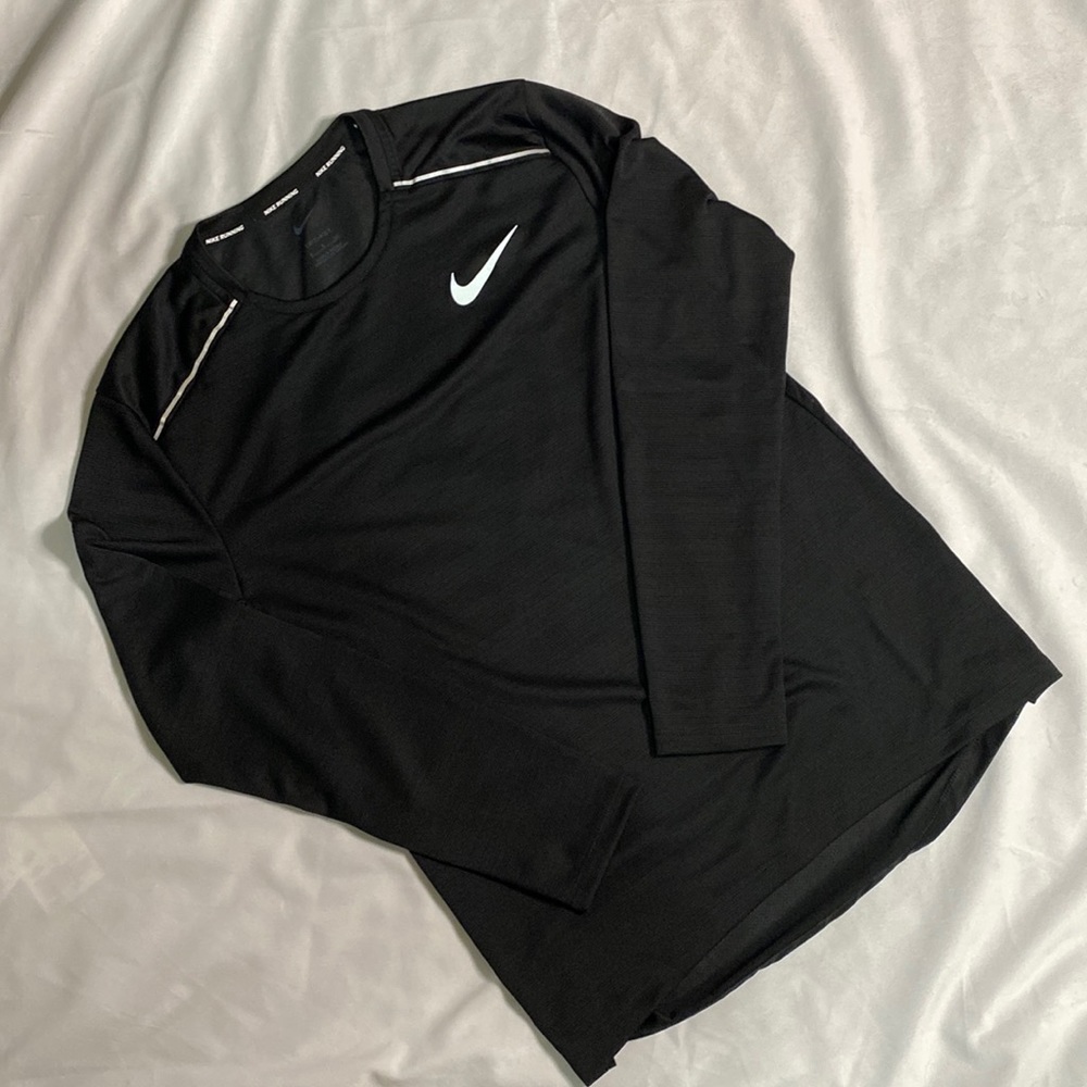 Nike Black Dri-fit Running Long Sleeve S